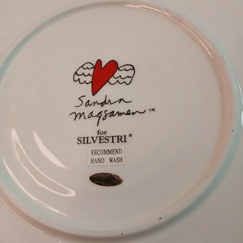 Jewish Wisdom Sandra Magsamen Jewish Wedding Plate I am my Beloved Silvestri VTG